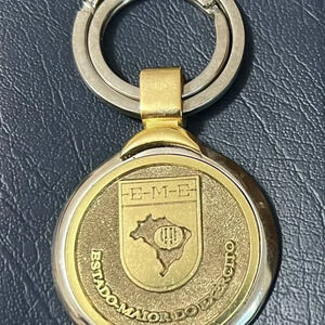 Brazil Estado Major Do Exercito Coin Keychain FOB Collectible Diplomatic Swag